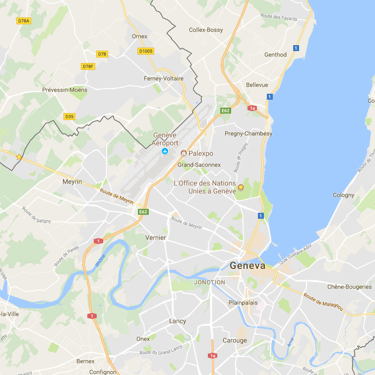 Map-of-Switzerland---Geneva Map-of-Switzerland---Geneva