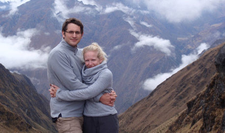 Clare and David on the Inca Trail