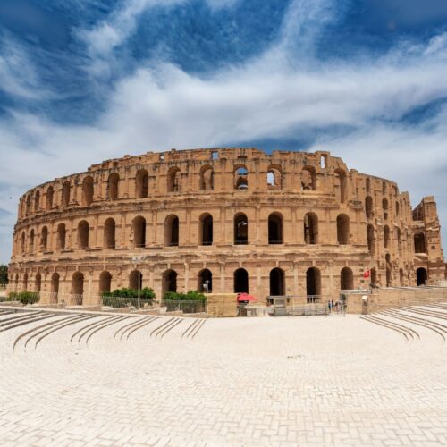 Tunisia El Djem Amphitheatre - Square iStock-1557913043 credit Mindaugas Dulinskas